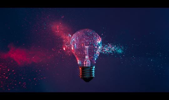 lightbulb shatter